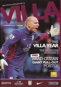 Aston Villa v Swansea Programme Cover